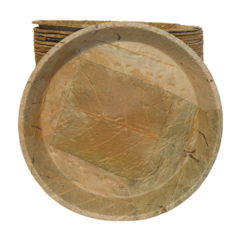 Talerz z liści 26.5cm 1500ml Leafy Plate 20szt Talerz z liści 26.5cm 1500ml Leafy Plate 20szt